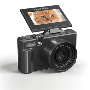 <span class=keywords><strong>Appareil</strong></span> <span class=keywords><strong>photo</strong></span> numérique 5K jusqu'à 75MP avec écran rabattable 3.0, prise en charge du Wi-Fi pour le streaming en direct TikTok, vente directe usine avec certification CE FCC - Product Image 1