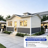 Maison conteneur mobile, maison préfabriquée intégrée, villa en acier léger, bureau de chantier temporaire et hébergement