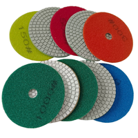 JINGTONG Kit de polissage et de lustrage diamanté à eau de haute qualité 4 pouces, personnalisable OEM/ODM, garantie 3 ans, pour meuleuse d'angle