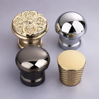 Capuchon de flacon de parfum en alliage de zinc, capuchon décoratif en métal de luxe, or, argent, bronze, pour flacons de parfum à sertir
