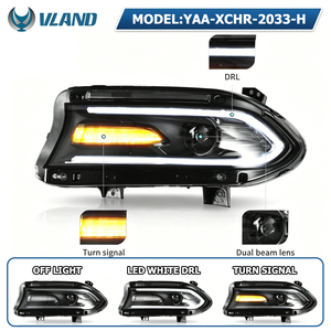 Faros Delanteros VLAND Estilo Durango LED para Dodge Charger GT RT SRT <span class=keywords><strong>Scat</strong></span> Pack 2015 2016 2017 2018 2019 2020 2021 2022 2023 - Product Image 4