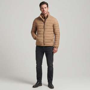 Customized High Quality OEM Custom Design <b>Winter</b> Wear <b>Thick</b> Bubble <b>Coat</b> Men Streetwear Autumn Men Puffer Jacket Made in Pakistan - Product Image 1