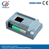 Huaqingjun 8DI 8DO Salida de transistor PLC 2 Entradas analógicas Salidas 0-10V WIFI Phone App PLC para máquina de llenado