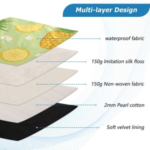 กระเป๋าใส่แล็ปท็อปแบบมีซิปพิมพ์ลายผลไม้น่ารัก ทนทาน ป้องกันการกระแทก ขนาด 13 14 นิ้ว - Product Image 4