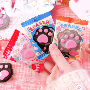 Borrador de Goma con Forma de Garra de Gato de Dibujos Animados, Mini Borrador Kawaii para Oficina - Product Image 2