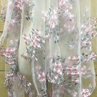 Nouvelle robe en maille florale pour femme avec broderie multicolore Techniques non tissées respirantes pour textiles de maison et enfants