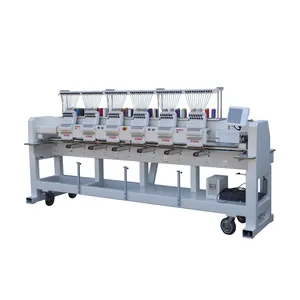 Commercial Embroidery Computer Machine 6 Heads Multi Needles Embroidery Machine For Hat T-shirt