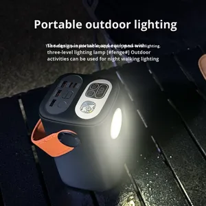 Портативный внешний аккумулятор PD100W с двусторонней быстрой зарядкой, литий-ионный, для использования на улице, с фонариком, аварийный источник питания для мобильных устройств - Product Image 4