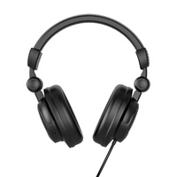 Casque supra-auriculaire Extra Bass avec haut-parleur néodyme 50 mm, étanche IPX-3, câble spirale extensible 3 m, HI-FI DJ, interface 3,5 mm, privé