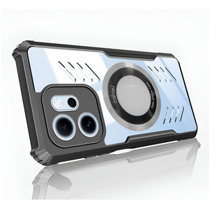 Custodia per <span class=keywords><strong>OPPO</strong></span> <span class=keywords><strong>Reno</strong></span> 14 14F 13 12 11 10 9 8T 7 6 PRO Lite, Trasparente con Cornice Airbag, Antipolvere, Dissipazione del Calore, Traspirante, <span class=keywords><strong>Cover</strong></span> per Esports - Product Image 2