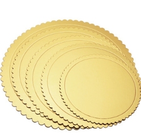 กระดานดรัมเค้กแบบแข็งแผ่นรองเค้กทรงกลมแบบกระดาษลูกฟูกแบบใช้แล้วทิ้ง4 6 8 10 12นิ้ว - Product Image 2