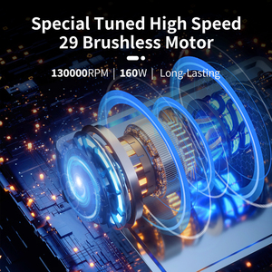 Turbofan <span class=keywords><strong>de</strong></span> 160W, 6000mAh, tipo C, alta velocidad, gran potencia <span class=keywords><strong>de</strong></span> soplado, soplador portátil inalámbrico para exteriores, ventilador violento, plumero <span class=keywords><strong>de</strong></span> aire - Product Image 3