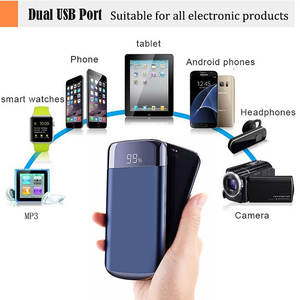 नई प्रौद्योगिकी 2021 प्रीमियम पतली पदोन्नति 20000 Mah पावर बैंक मोबाइल चार्जर - Product Image 5