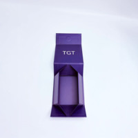 Boîte pliante magnétique personnalisée avec logo, de format plat à stéréo, gain de place de 75 %, emballage en papier rigide, vente en gros, boîte cadeau de luxe pour bijoux