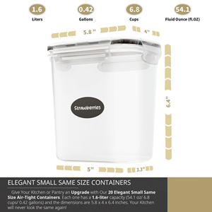 Kitchen Sealing <b>Jars</b> Grain Plastic <b>Large</b> <b>Storage</b> Transparent Food <b>Storage</b> <b>Jars</b> <b>Storage</b> Fresh Boxes - Product Image 4