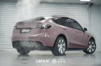 Kedatangan Baru G4 Glossy Light Pink PET Car Wrap Vinyl dengan Fitur Pengubah Warna & Anti Gores 1.52x18M Garansi 2 Tahun