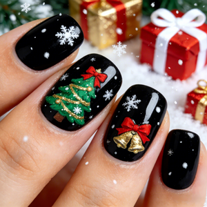 <span class=keywords><strong>Uñas</strong></span> Postizas <span class=keywords><strong>de</strong></span> Lujo con <span class=keywords><strong>Diseño</strong></span> Navideño, Cortas, Redondas, Reutilizables, <span class=keywords><strong>de</strong></span> ABS, Forma Cuadrada, 24 Piezas, Duraderas, Fáciles <span class=keywords><strong>de</strong></span> Aplicar - Product Image 4