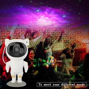 Altavoz Inalámbrico para Niños Mejorado con Proyector de <span class=keywords><strong>Astronauta</strong></span> y Lámpara de Proyección de Luz Nocturna de Estrellas - Product Image 4