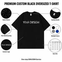 T-shirt da uomo personalizzate in cotone 100% taglie forti, leggere, tinta unita, stampate a sublimazione, set estivo 200 230 260 280g