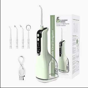 4 mod 330ML şarj edilebilir taşınabilir diş duşu akülü diş <span class=keywords><strong>Irrigator</strong></span> <span class=keywords><strong>Oral</strong></span> su jeti diş temizleyici - Product Image 1