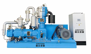 Compresor de Aire de Pistón Airstone Booster de Alta Eficiencia, Sin Aceite, 10 Bar, 8 Bar, Refrigerado por Aire, 600 L/min, 100 L, para Minería - Product Image 2