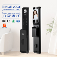 Serrure de porte intelligente AF084 AF083, reconnaissance faciale 3D, mot de passe par empreinte digitale, carte IC, serrure à commande à distance par téléphone Tuya WiFi