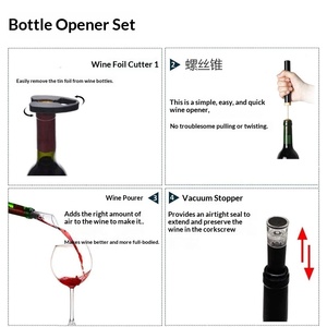 Tire-<span class=keywords><strong>bouchon</strong></span> à pression d'air portable pour <span class=keywords><strong>vin</strong></span> rouge, en alliage d'aluminium, type <span class=keywords><strong>aiguille</strong></span>, ouvre-bouteille créatif, coupe-papier, <span class=keywords><strong>bouchon</strong></span> sous vide - Product Image 2