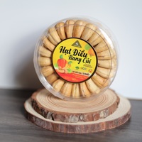 Noix de cajou torréfiées premium certifiées ISO W180 du Vietnam Dong Phu, saveur beurrée et salée, boîte cadeau 163g, durée de conservation de 12 mois, prêtes à l'emploi