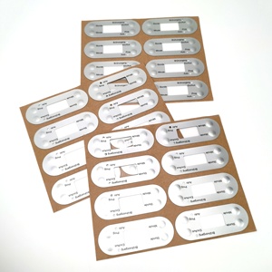 Étiquette adhésive étanche pour animaux de compagnie, panneau personnalisé, interrupteur PC, expédié par l'usine OEM/ODM, film PVC pour appareil électronique - Product Image 5