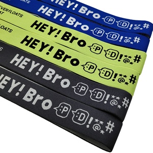 Factory Stock Colorful 4CM Striped Elastic Webbing Belt High Stretch Underwear Elastic Band Knitted Elastic Tape for Garments - Product Image 3