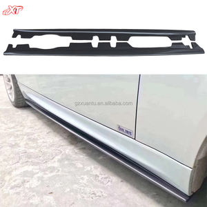 Becquet de lèvre d'extension en fibre de carbone de style <span class=keywords><strong>E</strong></span> pour <span class=keywords><strong>BMW</strong></span> série 3 E90 E92 E93 M3 jupes latérales Bodykit - Product Image 2