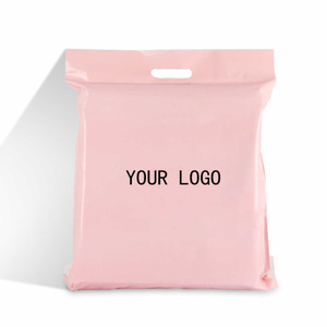Bolsa de correo reciclable Rosa gruesa personalizada con asa <span class=keywords><strong>Embalaje</strong></span> de Envío exprés para 10x13 pulgadas - Product Image 6
