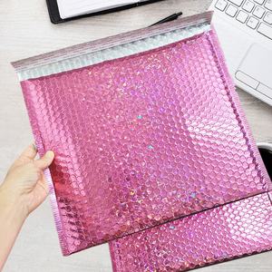 Sobres de Burbuja de Polipropileno Impresos con Offset, Bolsas de Regalo Resistentes, Coloridas, con Espuma Brillante, Película Metalizada, Ecológicas, Impermeables - Product Image 1