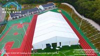 Suelo de marquesina de 12x35m, tienda de campaña de boda blanca, suministros de camping, equipo de alquiler de tienda de campaña para iglesia, techo blanco sobre tienda de aterrizaje