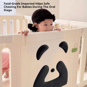 Cage de parc stable et sans déplacement pour bébé Parc jouet pour bébé Parc en plastique pour bébés - Product Image 2