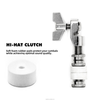 Beatello High Quality Universal Drum Kits Parts Hi-hat Cymbal Stand Expansion Clip for Drum Set Multifunctional Accessories