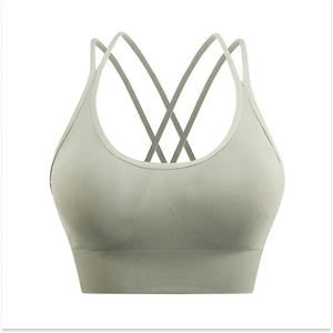 Custom Cross Back Sports Bra Women Medium <b>Support</b> <b>Athletic</b> Top Quick Dry Activewear for Gym Training Running Yoga - Product Image 6