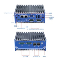 Yanling N11 Celeron J1900 ordinateur industriel intégré sans ventilateur Mini ordinateur industriel DDR3 SSD Intel HD Graphics EU JP UK