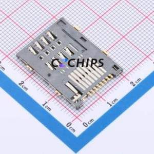 C7052-01 SIM Card Connector SMD Connector ( Card Connection Type: Self-Return Type )( Operating Temperature: -40℃~+85℃ ) - Product Image 2