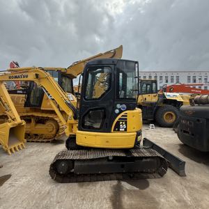 Mini pelleteuse KOMATSU PC55MR originale japonaise d'occasion en bon état pelleteuse sur chenilles d'occasion Komatsu PC55 en vente bon marché - Product Image 1