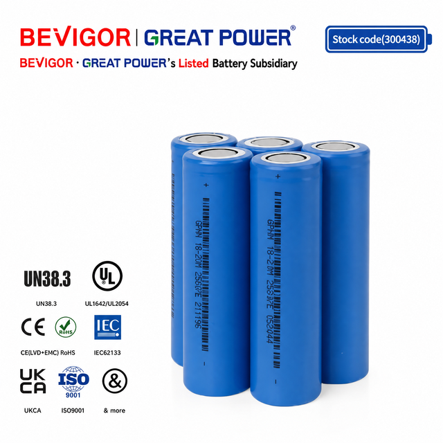 Bevigor Wholesale Bulk Rechargeable Lithium Cells 3.7v Li Ion 18650 2000mAh Battery for Pos Systems Lithium Ion Cell 18650