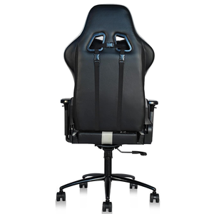 Chaise de jeu ergonomique en cuir vegan de qualité supérieure avec fonction bascule, pivotement 4D, rembourrage professionnel et base métallique - Product Image 5