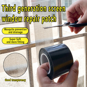Reparación de parches de mosquitera para puerta de ventana, tamaño personalizado, cinta de reparación de pantalla de malla de fibra de vidrio - Product Image 3