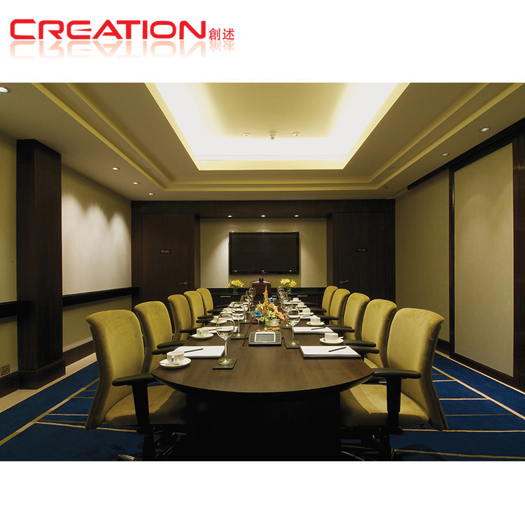 Moderne et haute qualité personnalisé hôtel contreplaqué moderne salle de réunion table de conférence