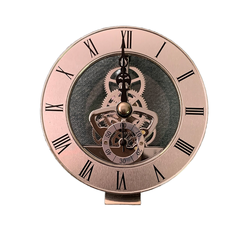 Metal Skeleton Movement Clock Mechanism Essential