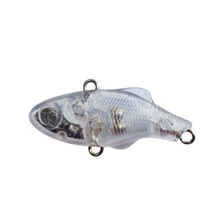 Venta al por mayor de señuelos de plástico pequeños VIB de 3.5cm con cuentas de sonido, señuelo vibratorio duro para lances largos, señuelo realista. - Product Image 1