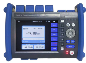 HONDAO HD4102T El Tipi Fiber Optik Reflektometre <span class=keywords><strong>OTDR</strong></span> Test Cihazı Dokunmatik Ekran 32/30dB 1310/1550nm Optik Kablo Tanımlayıcı Dahili - Product Image 5