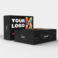 Emballage de boîte en papier personnalisé personnalisé pour vêtements t-shirt sous-vêtements boîtes d'expédition postale de stratification mate