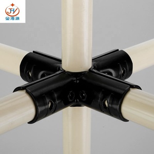 Ensemble de joints métalliques Intersection de cinq tuyaux, connecteur de Tube maigre, Joint métallique HJ-5 pour système de porte-tuyaux - Product Image 2