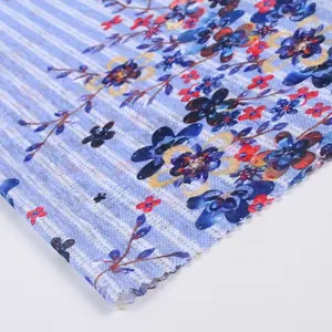 Bán Buôn Giá Rẻ Thời Trang Vẻ Đẹp 100% Polyester Doris Flower In Hoa Jacquard Vải Cho Ăn Mặc